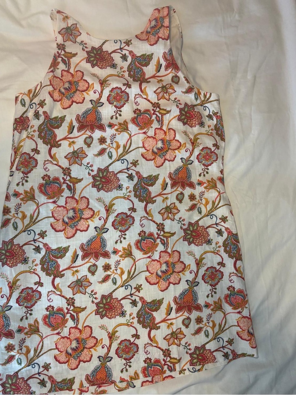MSK Floral Sleeveless Shift Dress  - Mini – NWT - Large - Picture 8 of 9